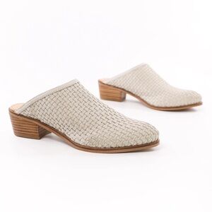 Very Volatile Woven Leather Mules